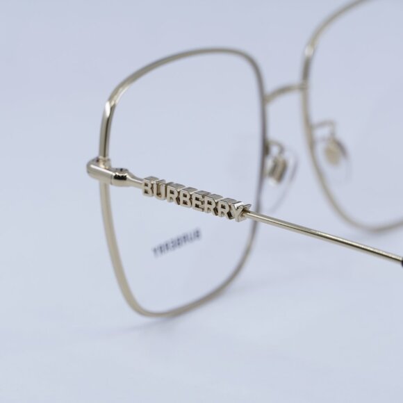 🕶️ New Burberry BE1378D 1326 Eyeglasses - Black/Gold Frame 57mm - Picture 9 of 10
